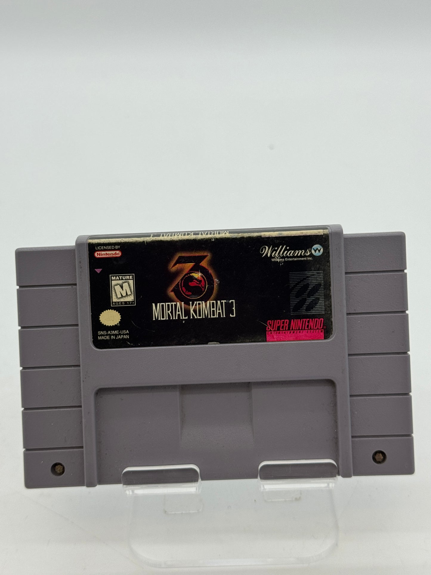Super Nintendo Mortal Kombat 3 Video Game