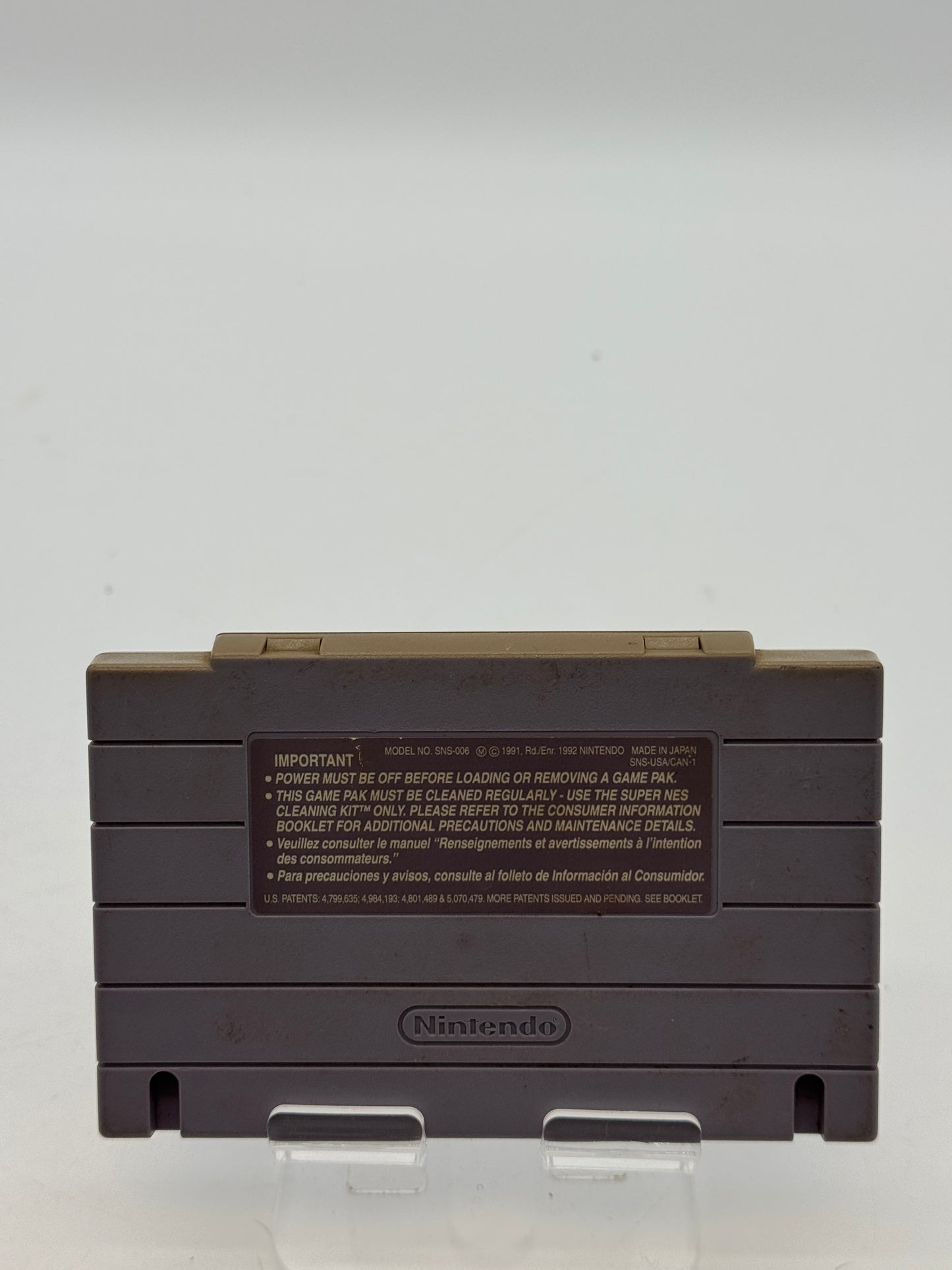 Super Nintendo Samurai Shodown Video Game