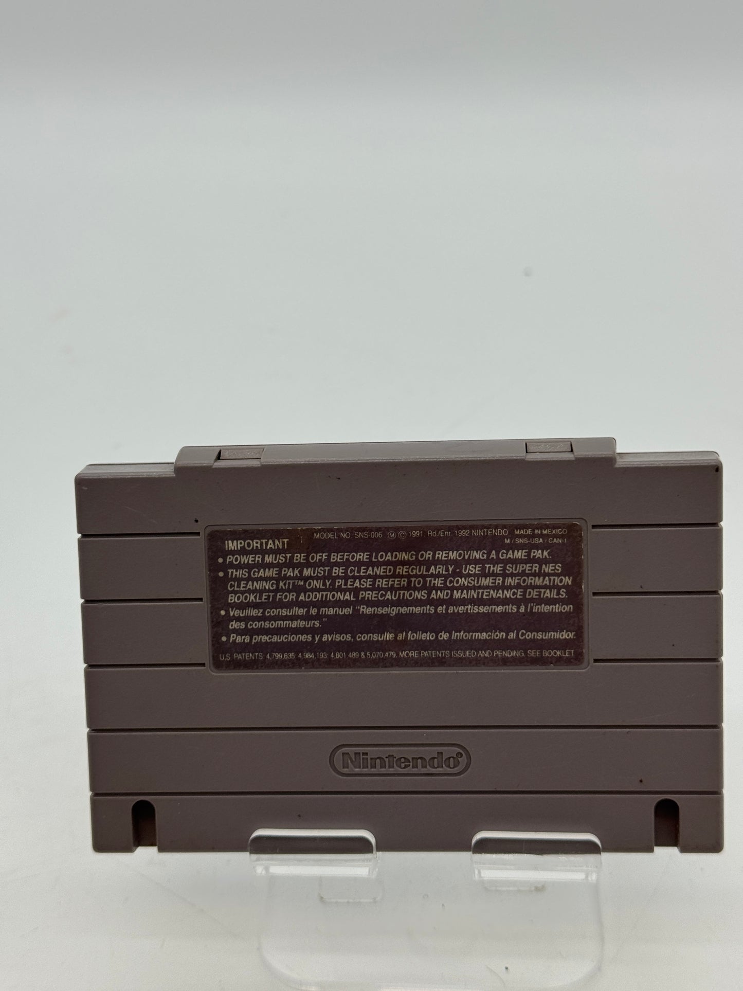 Super Nintendo Dragon: The Bruce Lee Story Video Game