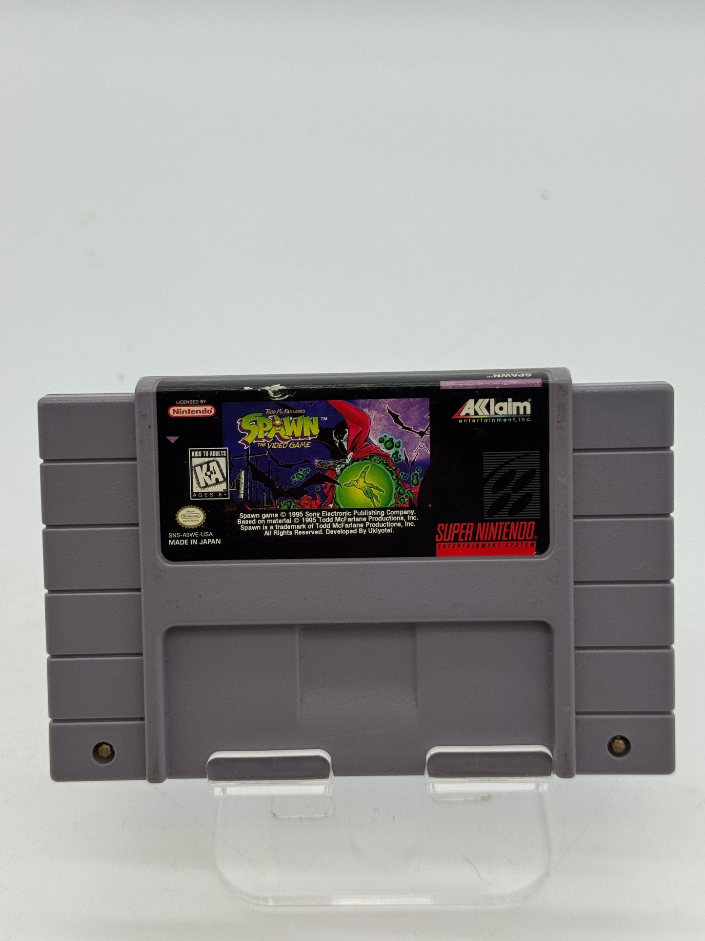 Super Nintendo Spawn Video Game