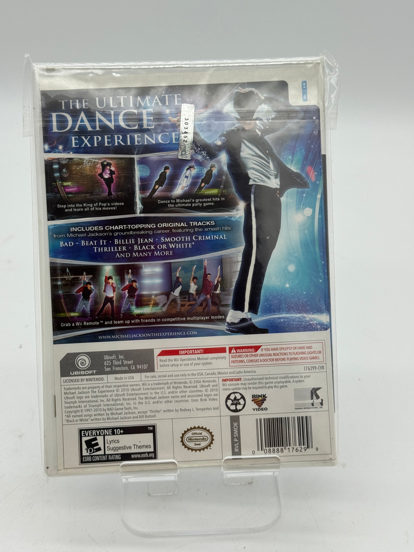 Wii Michael Jackson: The Experience Video Game - New In Box