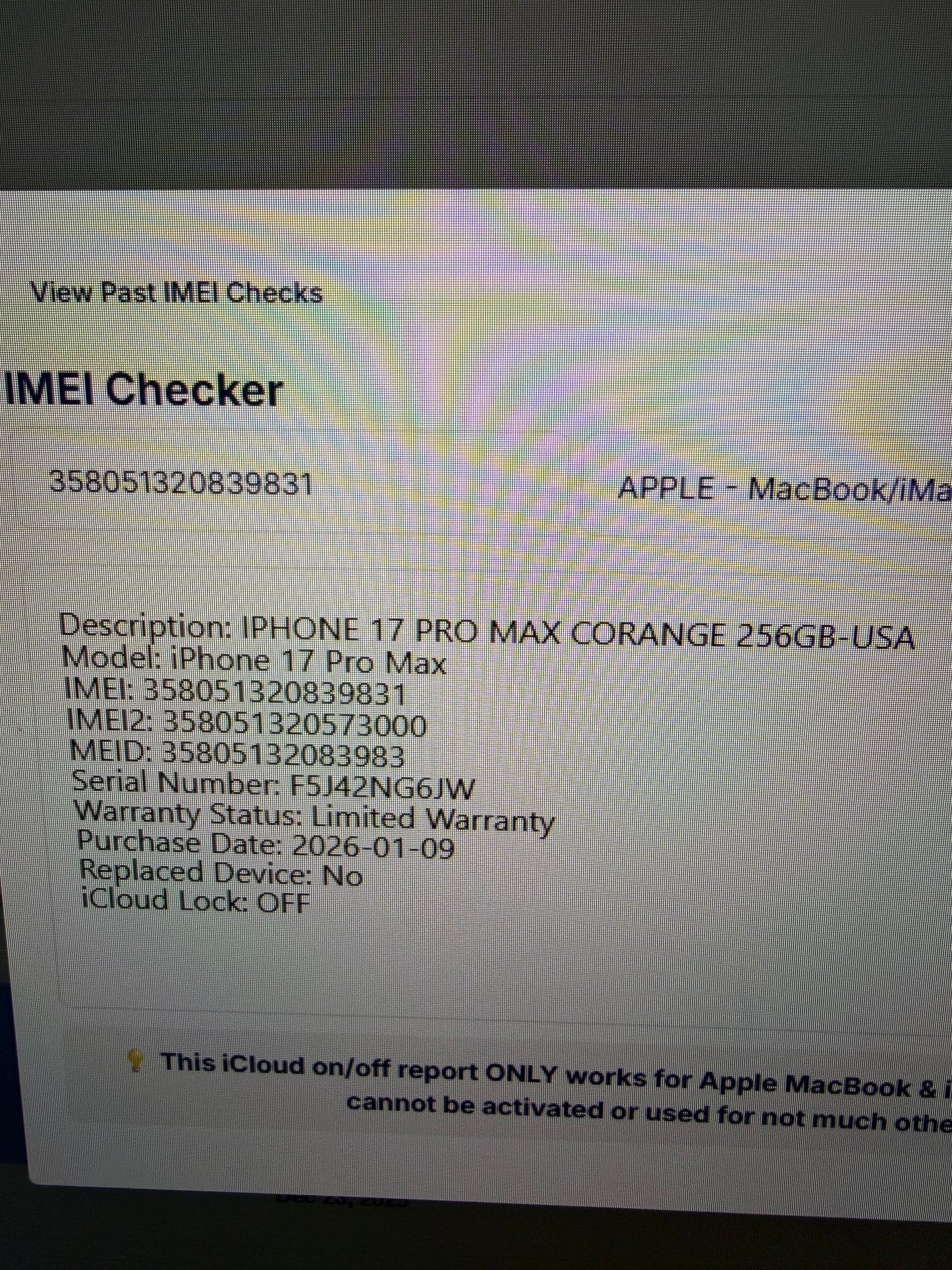 Apple iPhone 17 Pro Max - Cosmic Orange - 256GB - Verizon Only