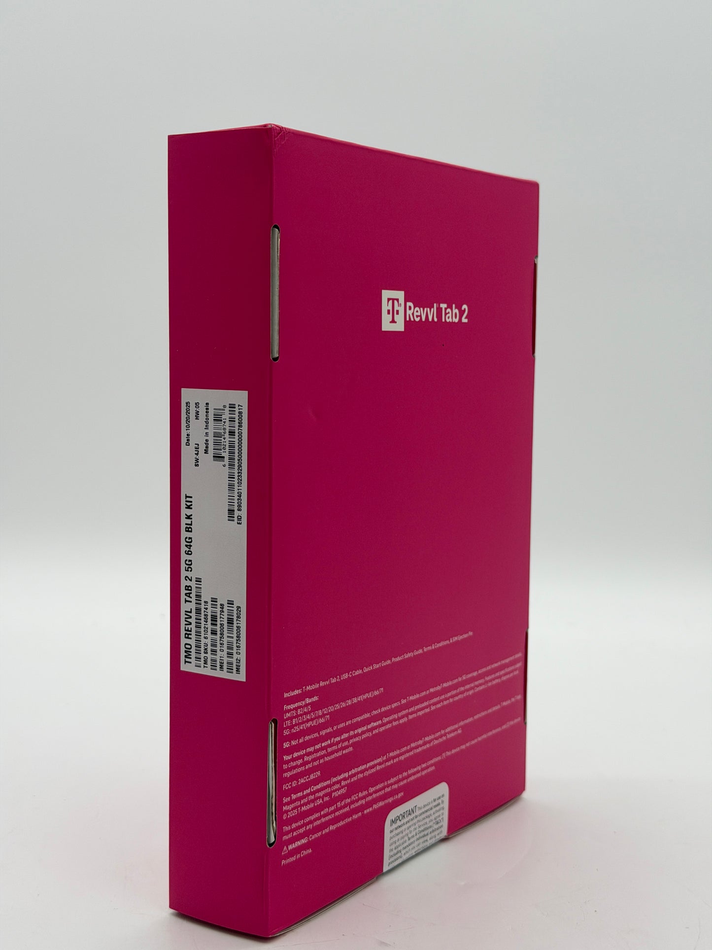 NEW Revvl Tab 2 WIFI 5G Metro by T-Mobile BLACK Android Tablet