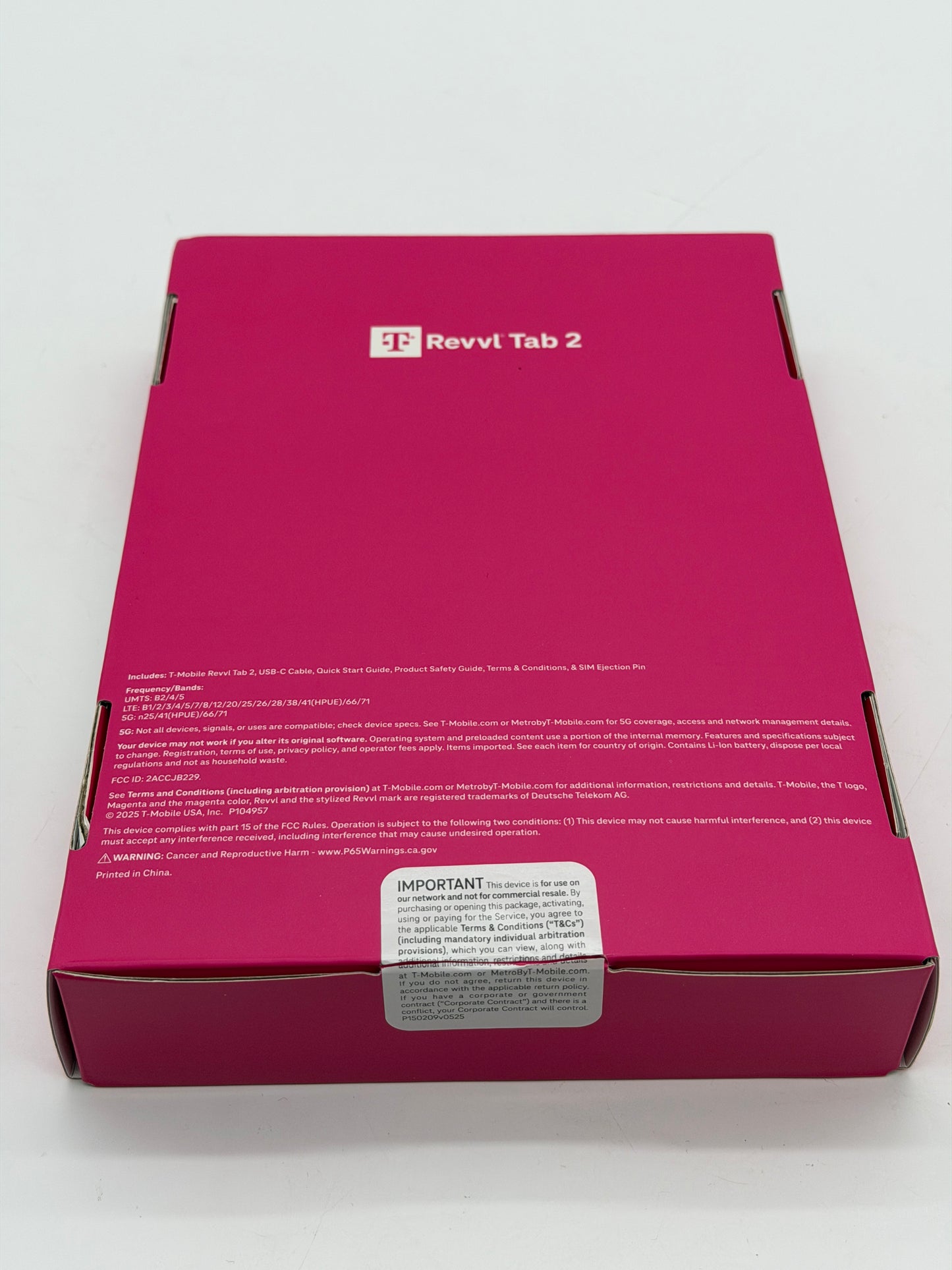 NEW Revvl Tab 2 WIFI 5G Metro by T-Mobile BLACK Android Tablet