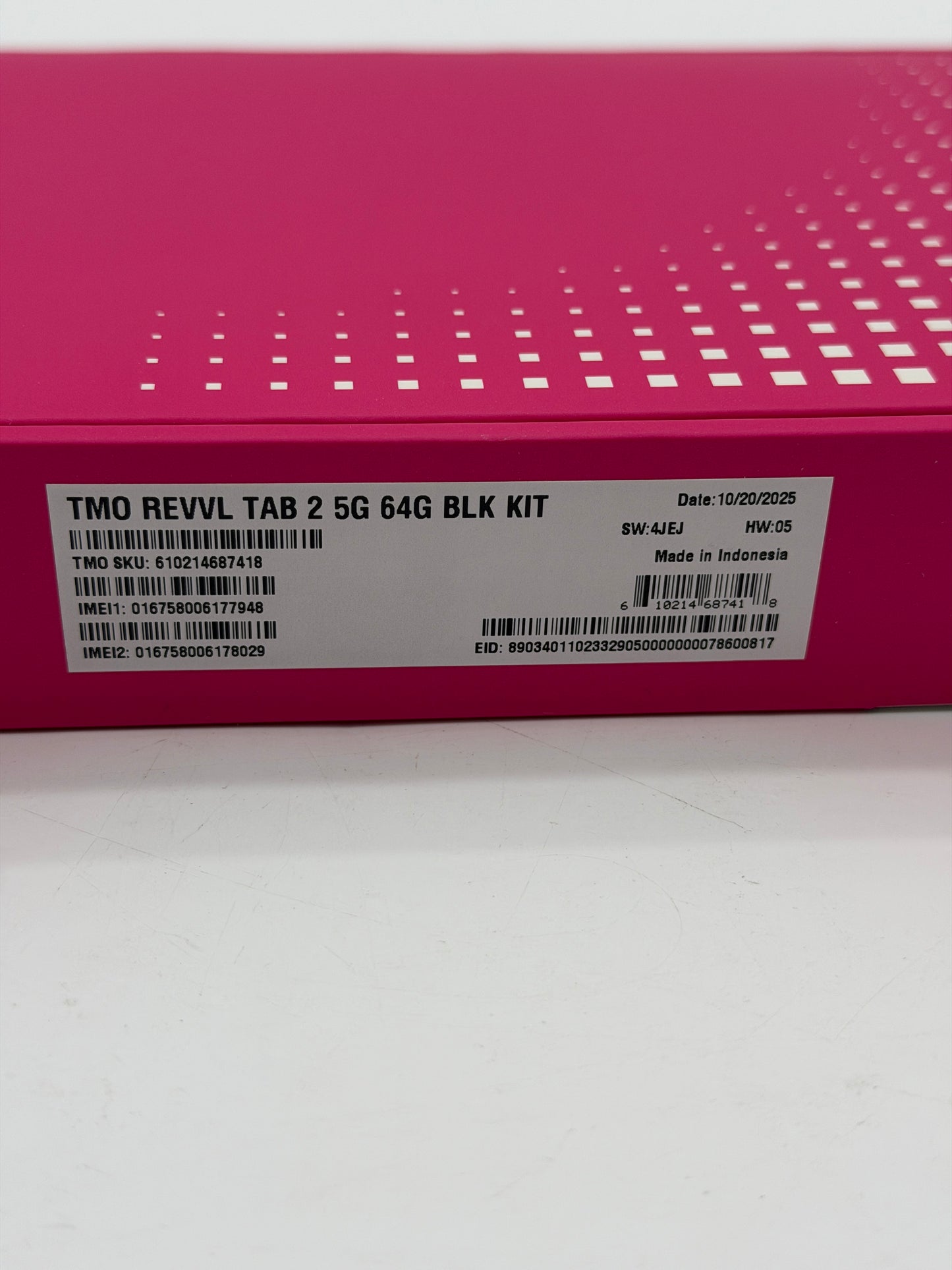 NEW Revvl Tab 2 WIFI 5G Metro by T-Mobile BLACK Android Tablet