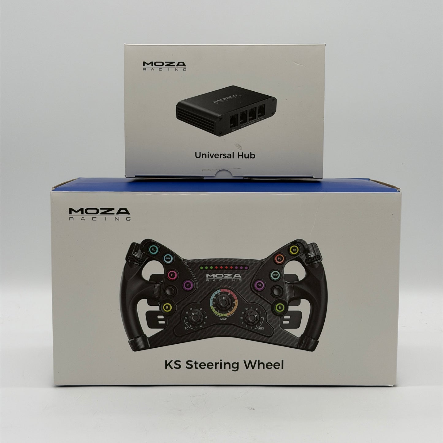 MOZA Racing KS Steering Wheel Black Open Box with Moza Universal Hub