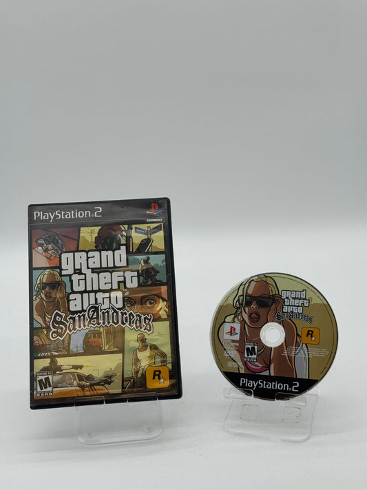 Grand Theft Auto San Andreas for Playstation 2 - Complete