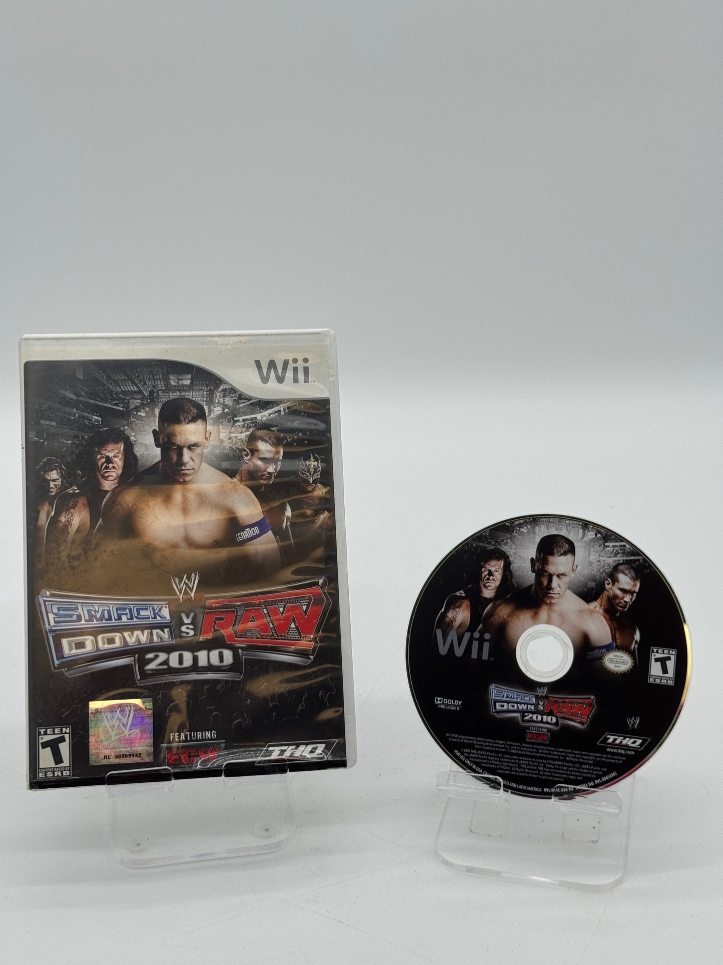 Wii WWE Smackdown vs. Raw 2010 Video Game with Box