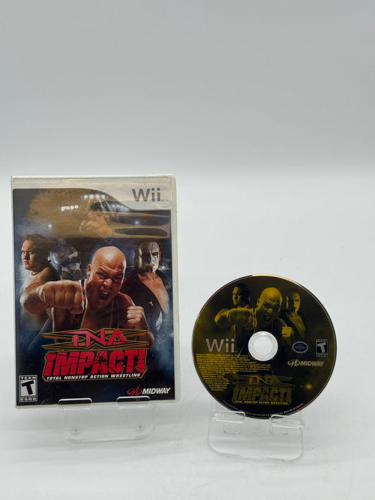 Nintendo Wii TNA Impact Video Game with Box
