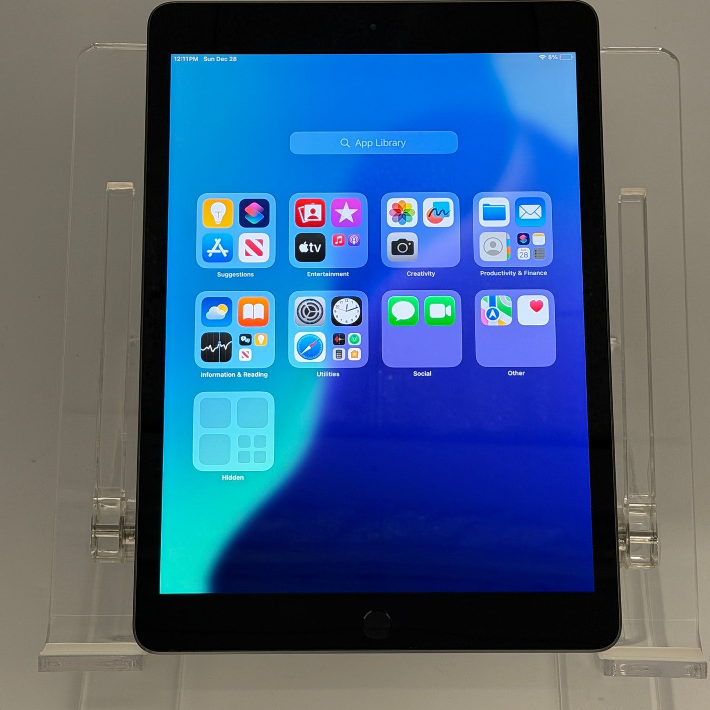 Apple iPad 8th Gen (2020) 10.2" 128GB WiFi, Space Gray