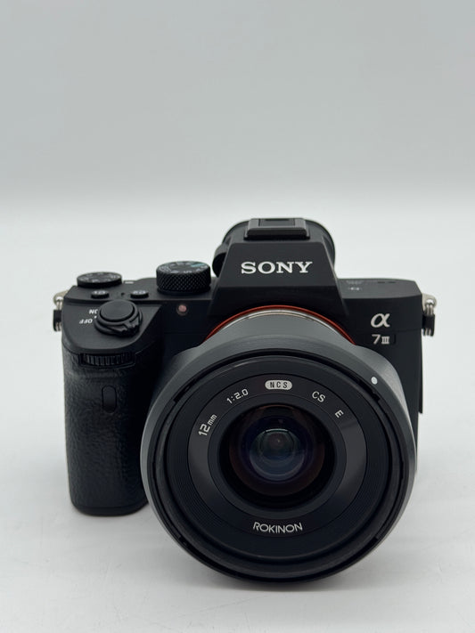 Sony Alpha a7 III 4K 24MP Full-Frame Mirrorless Digital Camera Black (ILCE7M3/B)