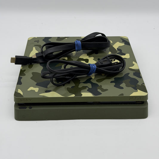 Sony Playstation 4 Slim PS4 1TB Green Camo Video Game Console CUH-2115B