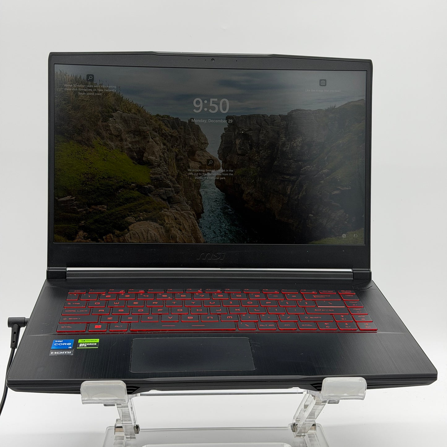 MSI GF63 Thin 12VE Gaming Laptop 512GB SSD, Intel Core I5-12450H, 16GB RAM, RTX4050