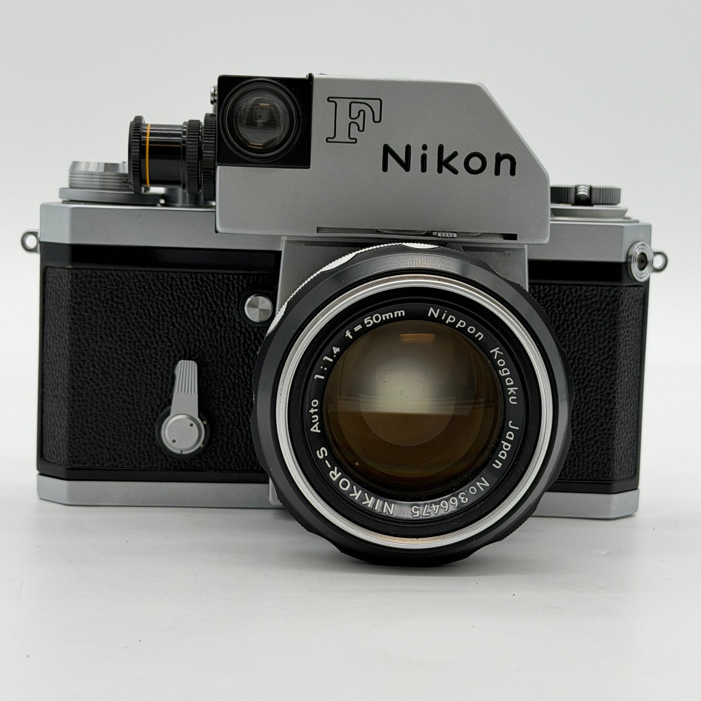 Nikon F Photomic 35mm Film Camera + 50mm F1.4 Lens JAPAN w/Nippon Kogaku Japan 366475 NiKKOR-S Auto !:1.4 f-50mm