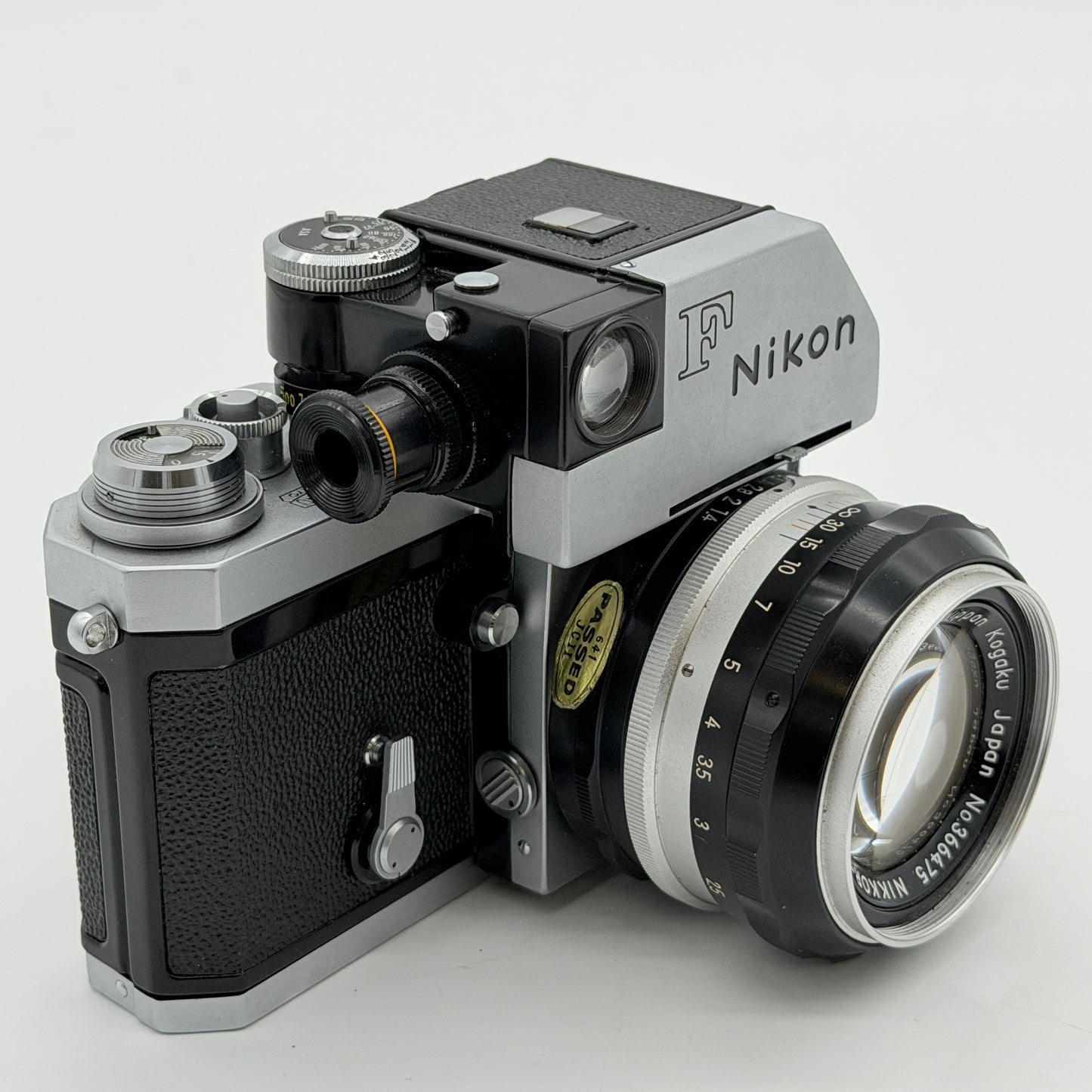 Nikon F Photomic 35mm Film Camera + 50mm F1.4 Lens JAPAN w/Nippon Kogaku Japan 366475 NiKKOR-S Auto !:1.4 f-50mm