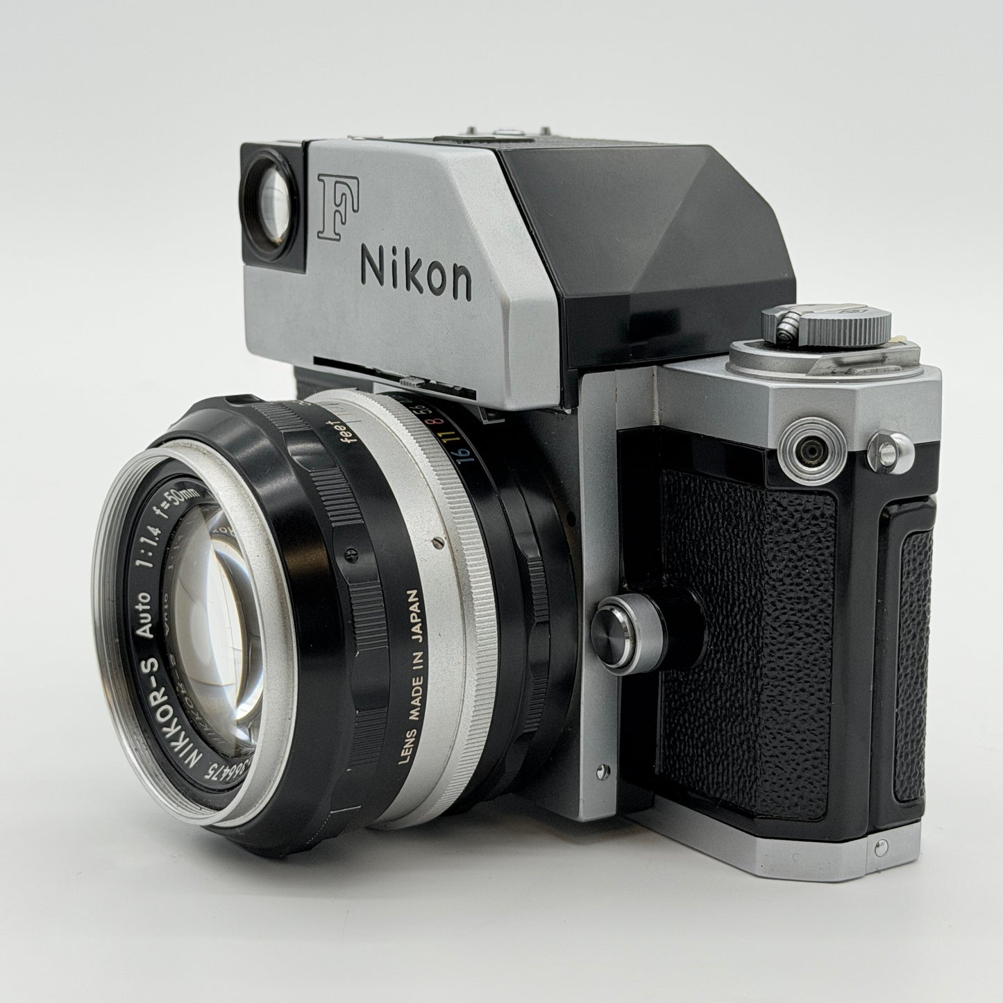 Nikon F Photomic 35mm Film Camera + 50mm F1.4 Lens JAPAN w/Nippon Kogaku Japan 366475 NiKKOR-S Auto !:1.4 f-50mm