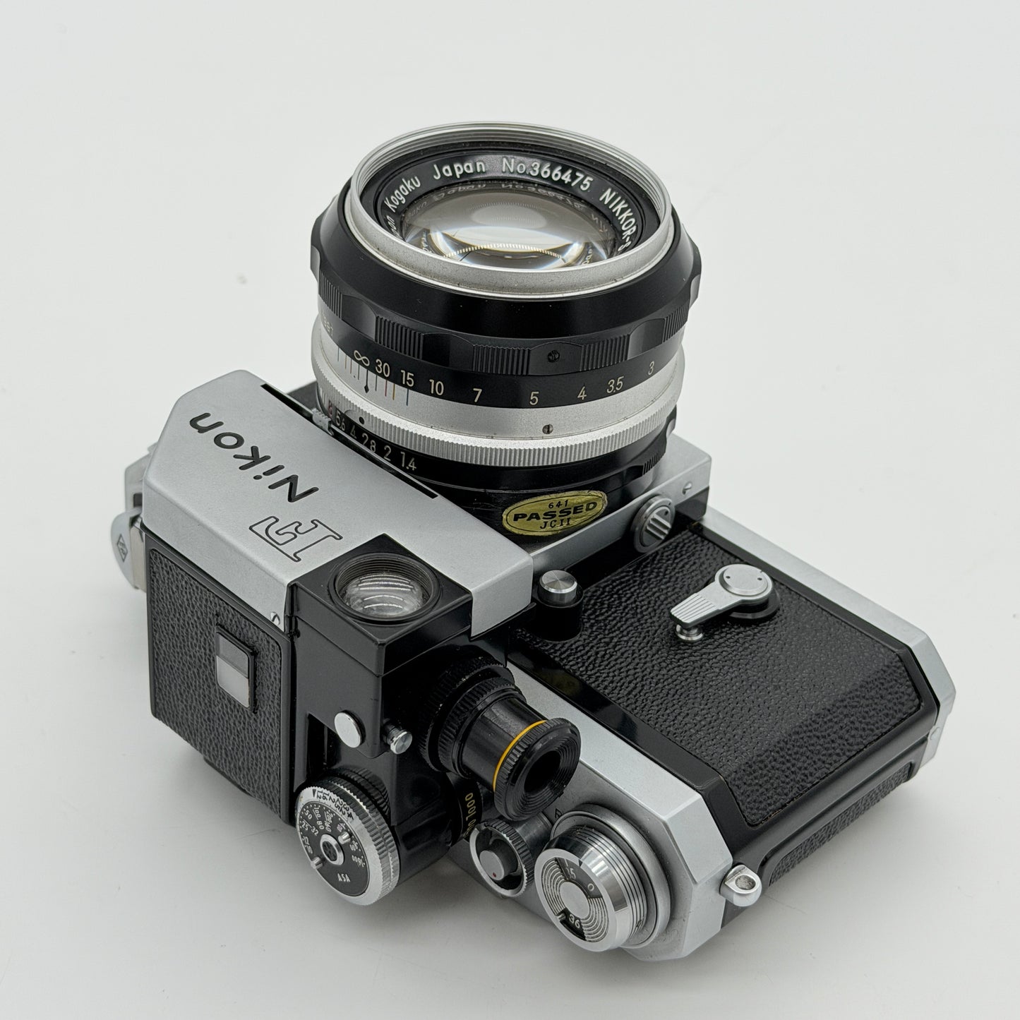 Nikon F Photomic 35mm Film Camera + 50mm F1.4 Lens JAPAN w/Nippon Kogaku Japan 366475 NiKKOR-S Auto !:1.4 f-50mm