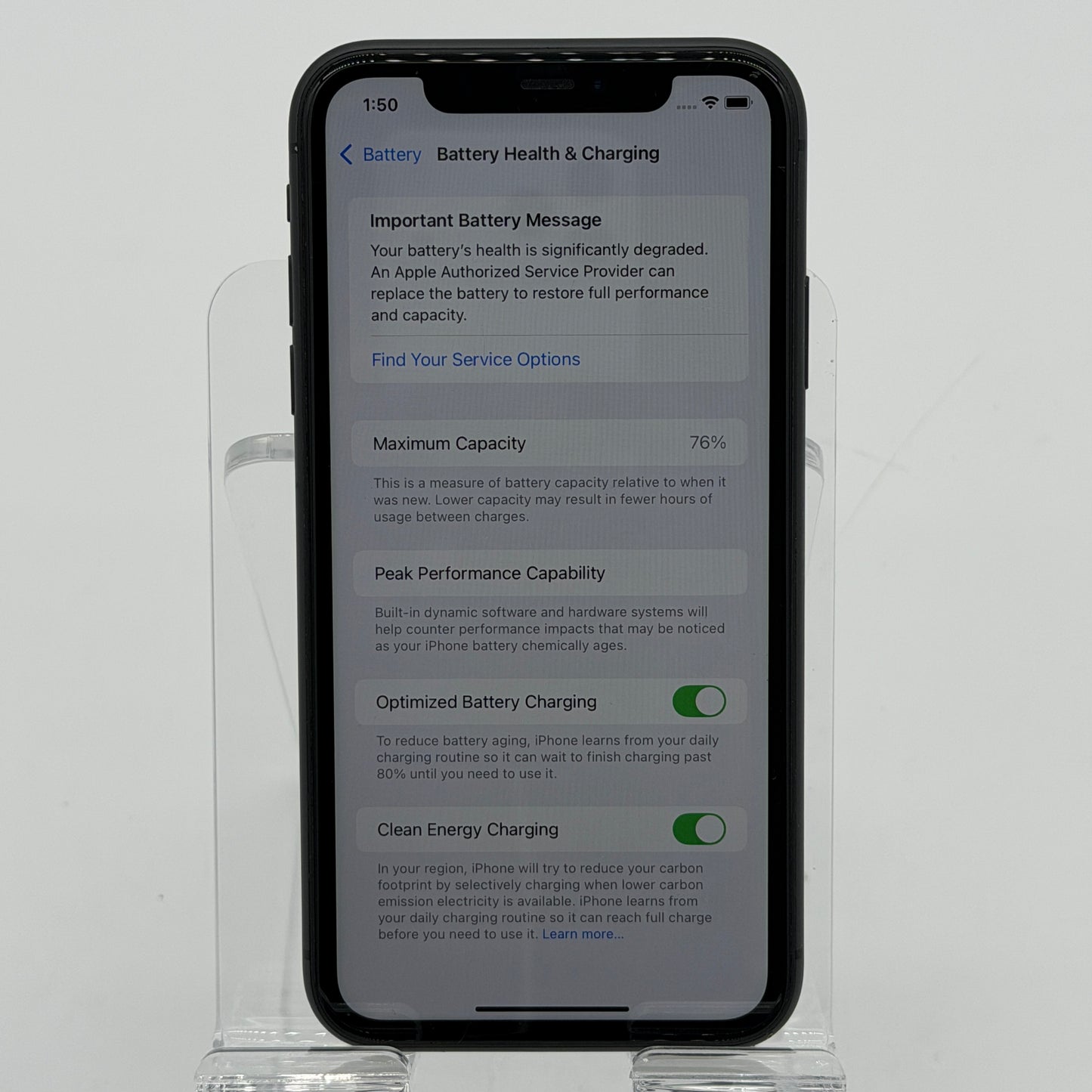 Apple iPhone 11 - 64GB Black Unlocked