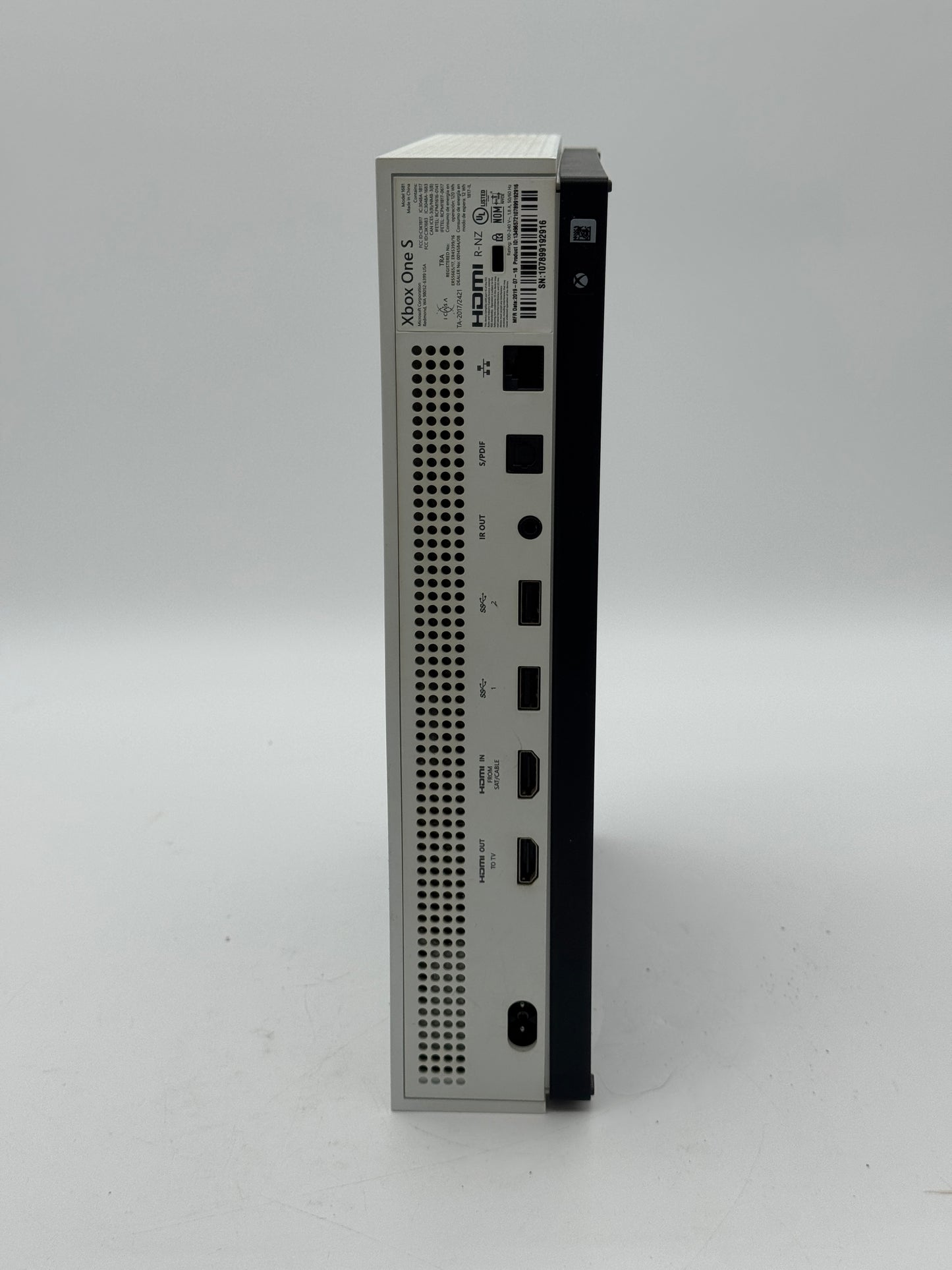 Microsoft Xbox One S (1681) 2016 - 1TB Console Gaming System - White - Used