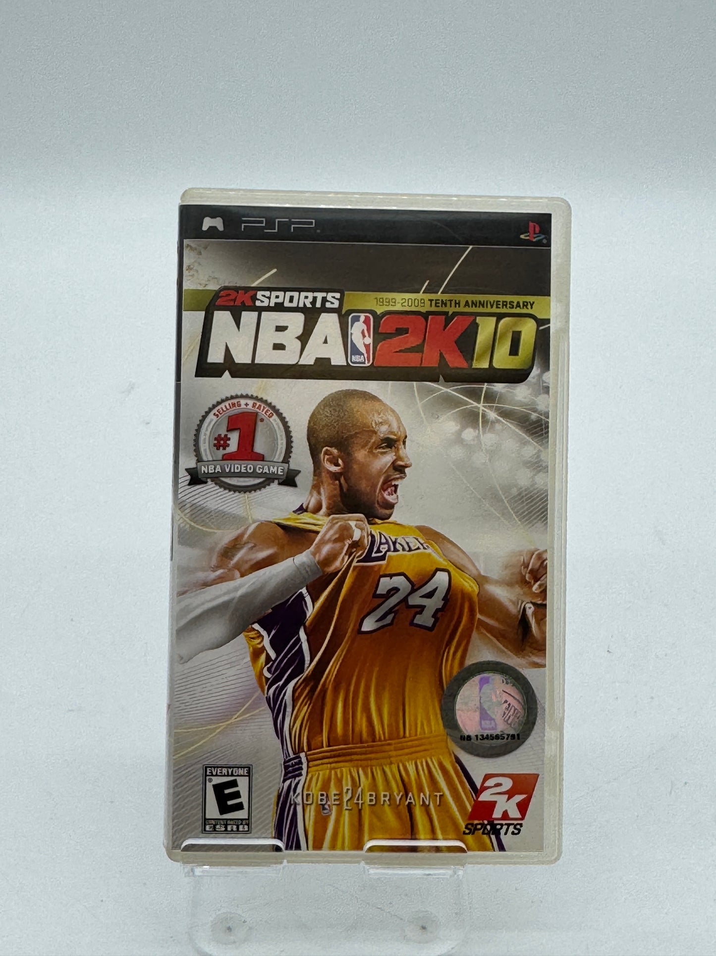 PSP NBA 2K10 Video Game with Box - Used Light Scratches