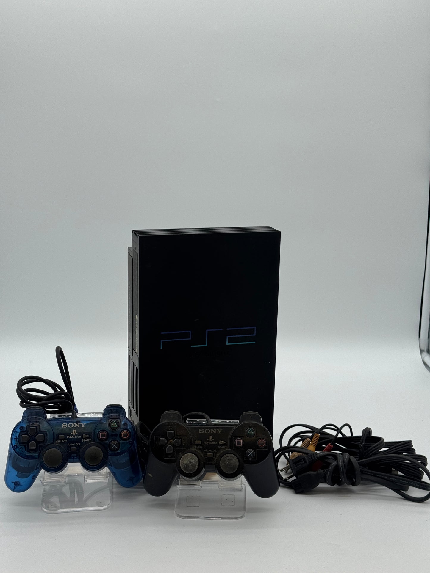 Sony PlayStation 2 Fat (SCPH-39001) Video Game Console - Black - Used
