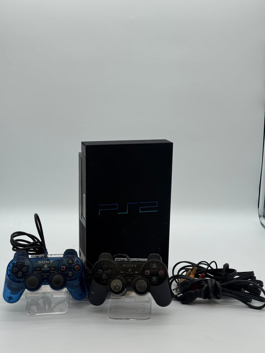 Sony PlayStation 2 Fat (SCPH-39001) Video Game Console - Black - Used