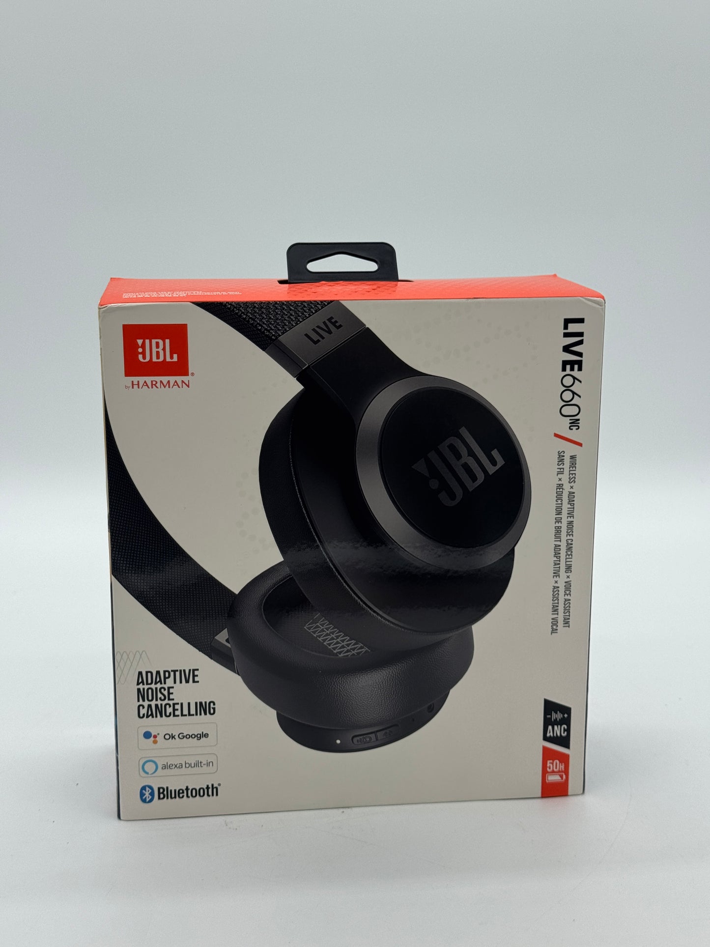 JBL Live 660NC Bluetooth Wireless Over-Ear Headphones - Black