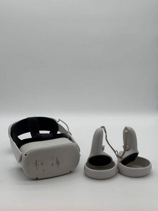 Meta Quest 2 VR Headset 128GB - White - Includes Controllers