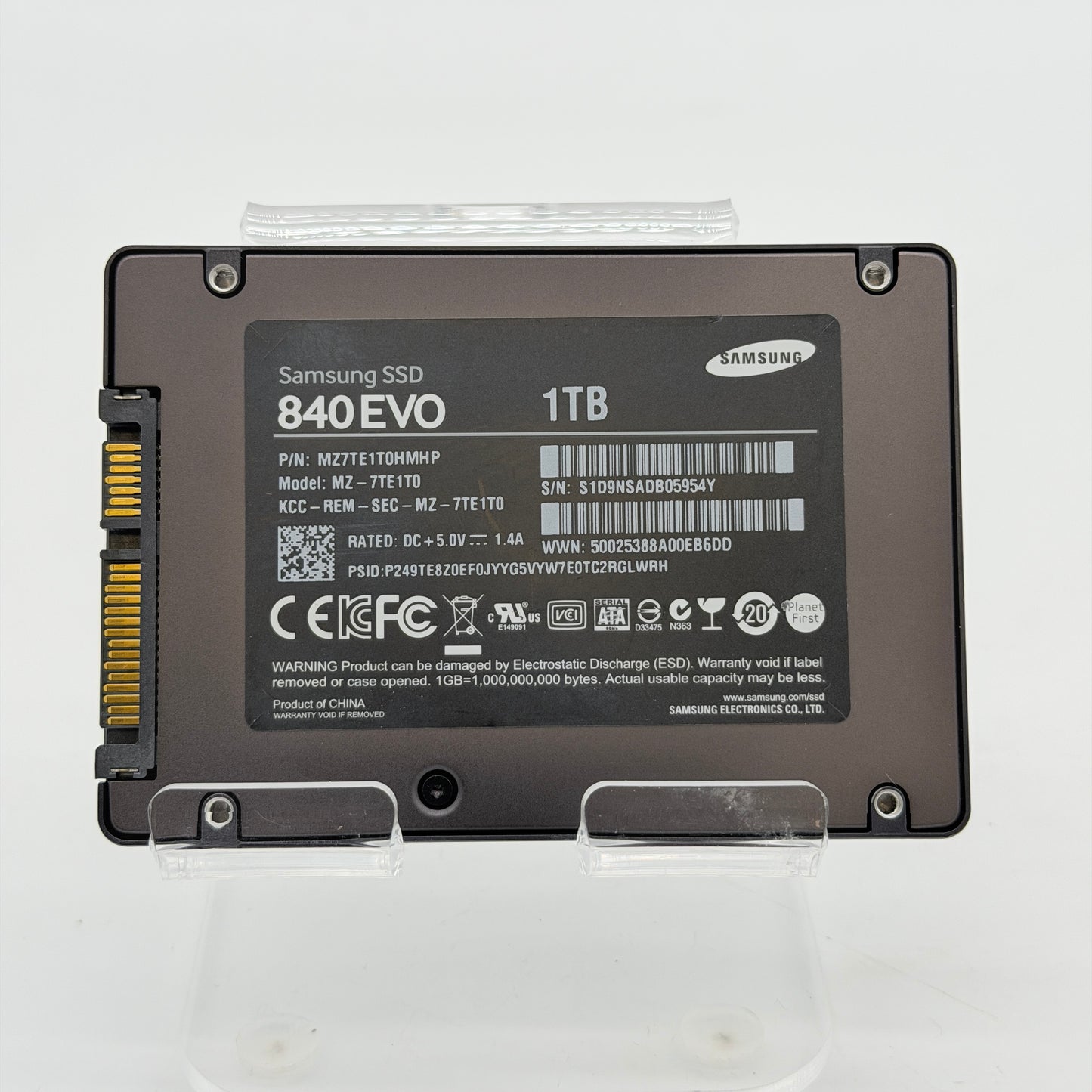 Samsung SSD 840 EVO 1TB Solid State Drive 2.5" SATAIII MZ-7TE1T0 MZ-7TE1T0HMHP