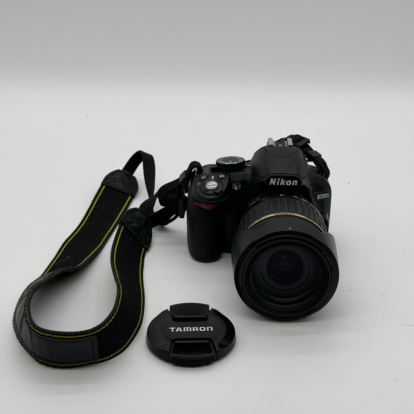Nikon D3100 Digital DSLR Camera w/Tamron for Nikon AF 18-200mm f/3.5-6.3 IF Macro 62 A14 Lens with Hood