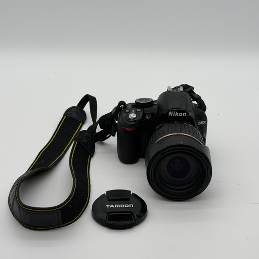 Nikon D3100 Digital DSLR Camera w/Tamron for Nikon AF 18-200mm f/3.5-6.3 IF Macro 62 A14 Lens with Hood