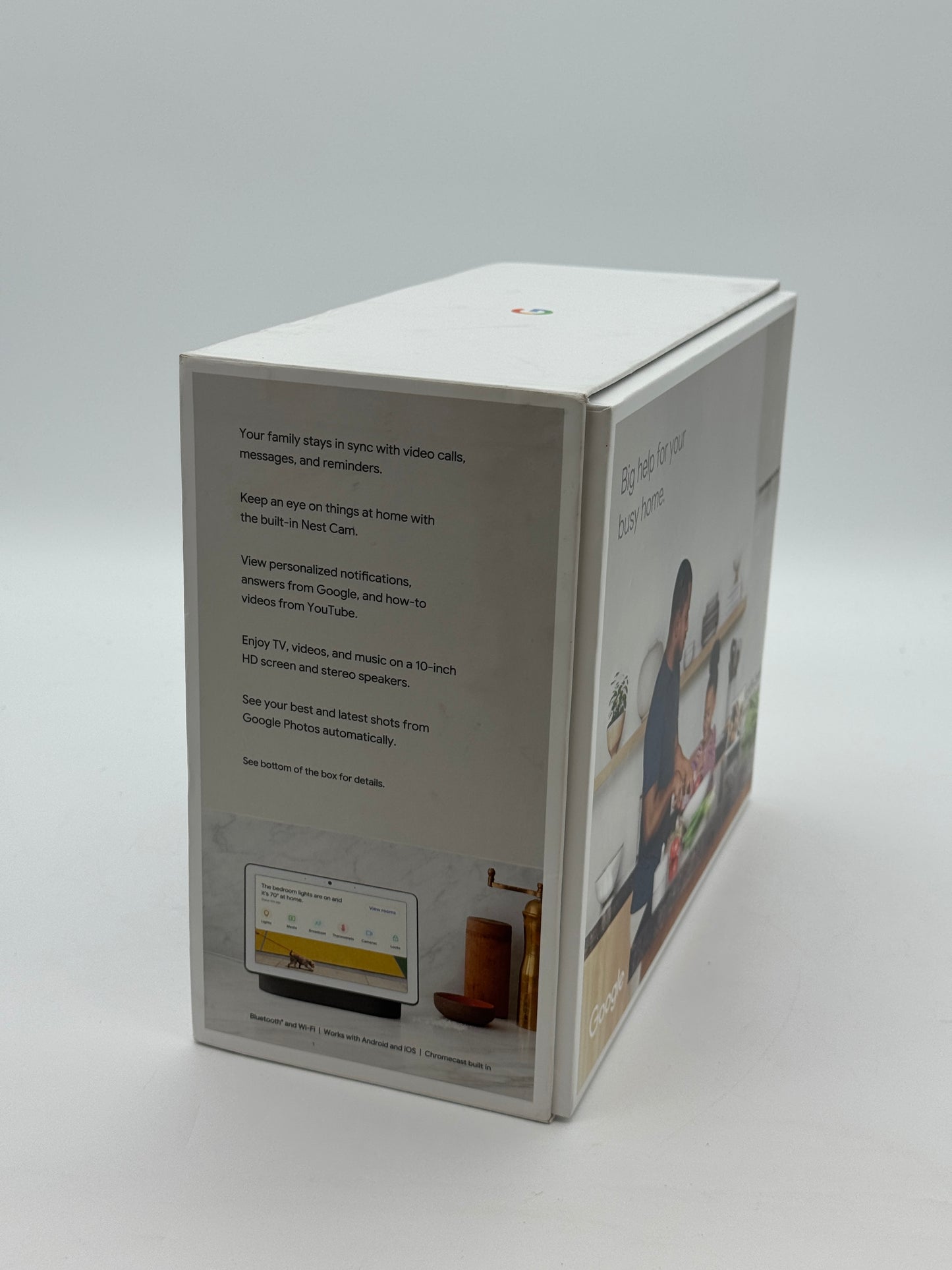Google Nest Hub Max 10" Smart Display with Google Assistant Charcoal GA00639