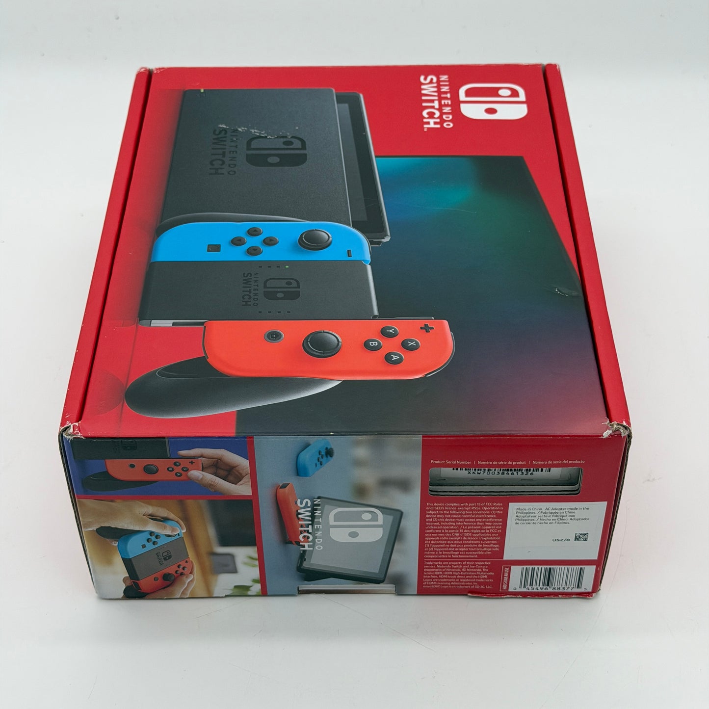 Nintendo Switch with Neon Blue and Neon Red Joy-Con (HAC-001-01)