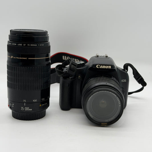 Canon EOS Rebel XSi Digital SLR Camera | 18-55mm f/3.5-5.6 IS Lens |Canon Zoom Lens EF 75-300mm 1:4-5.6 III Telephoto Lens