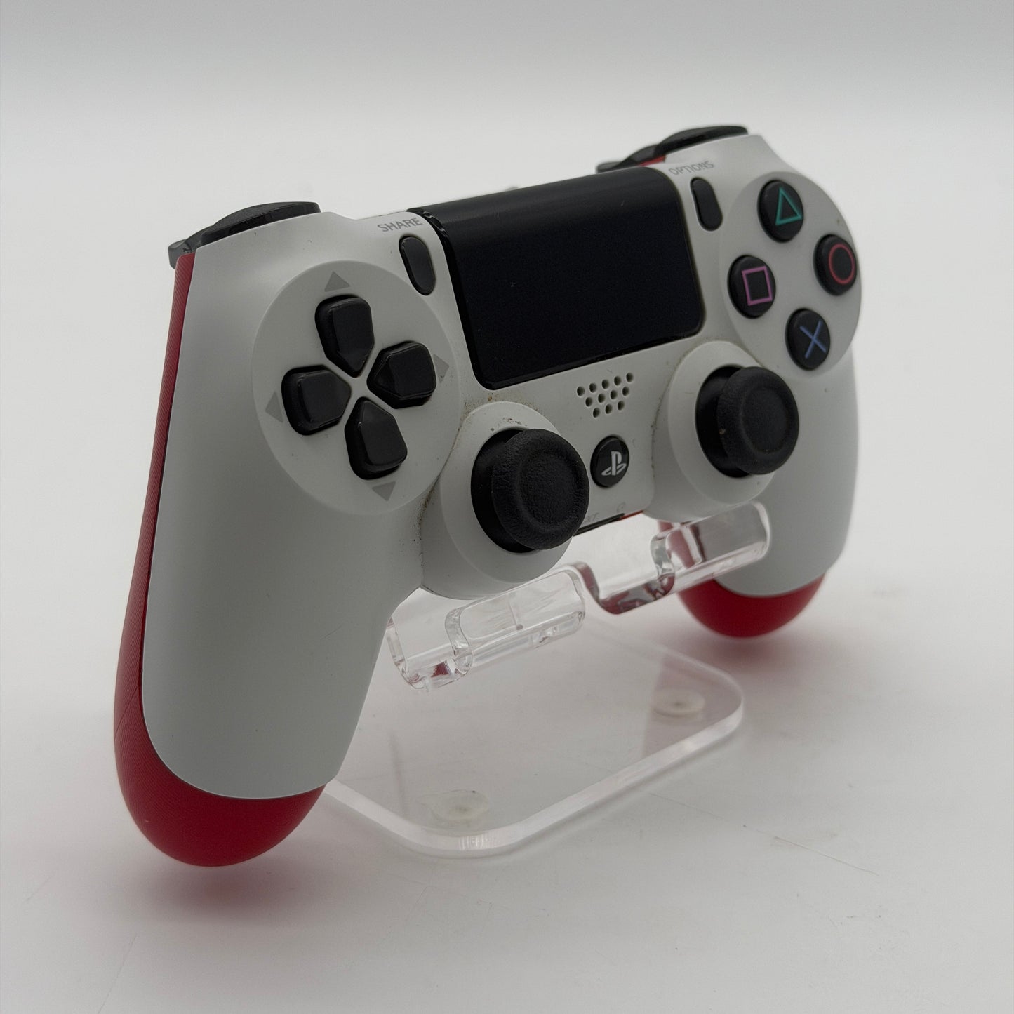 Genuine Sony PlayStation 4 PS4 Dualshock 4 Wireless Controller Glacier White w/Red Back OEM