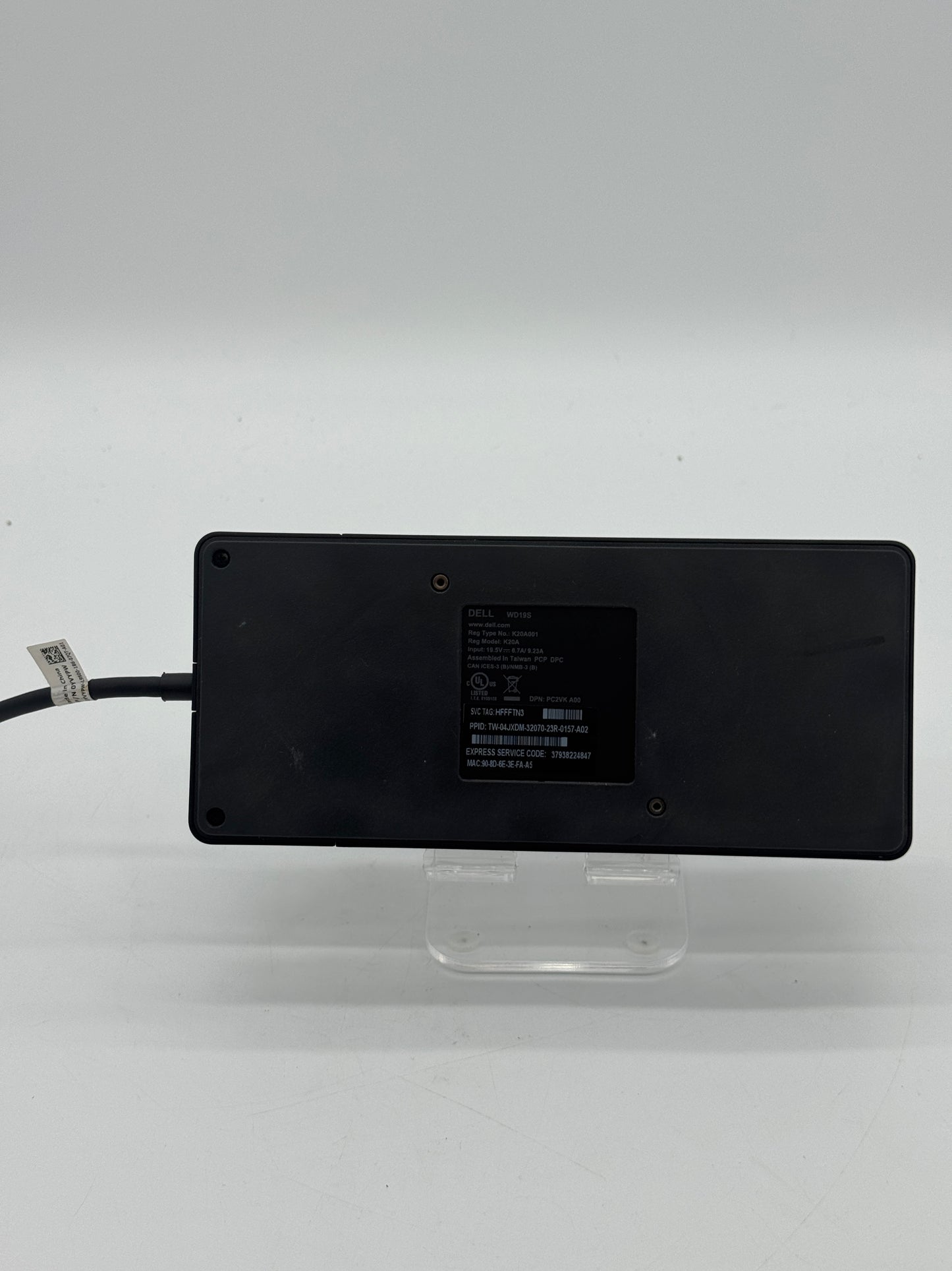 Dell WD19S Black Docking Station