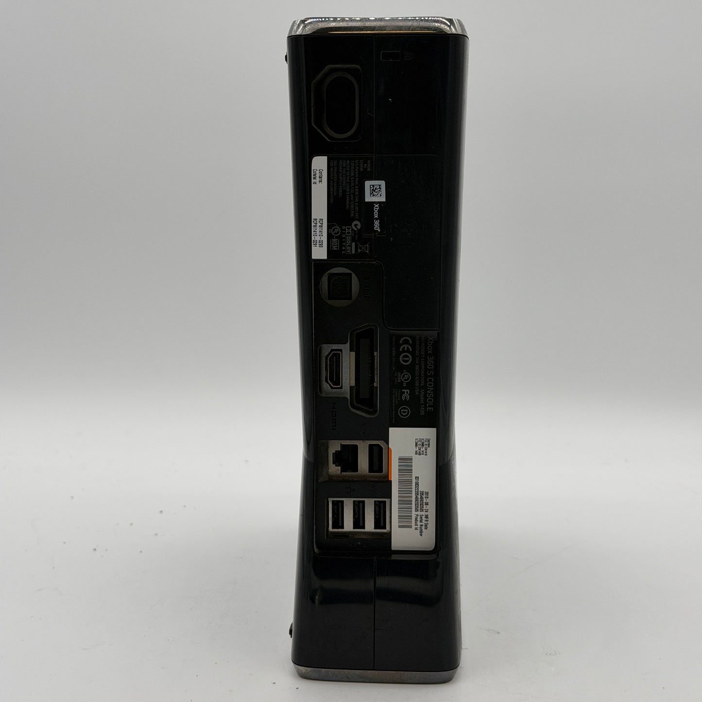 Microsoft Xbox 360 E 1478 4GB Video Game Console BLACK -5 Games Included