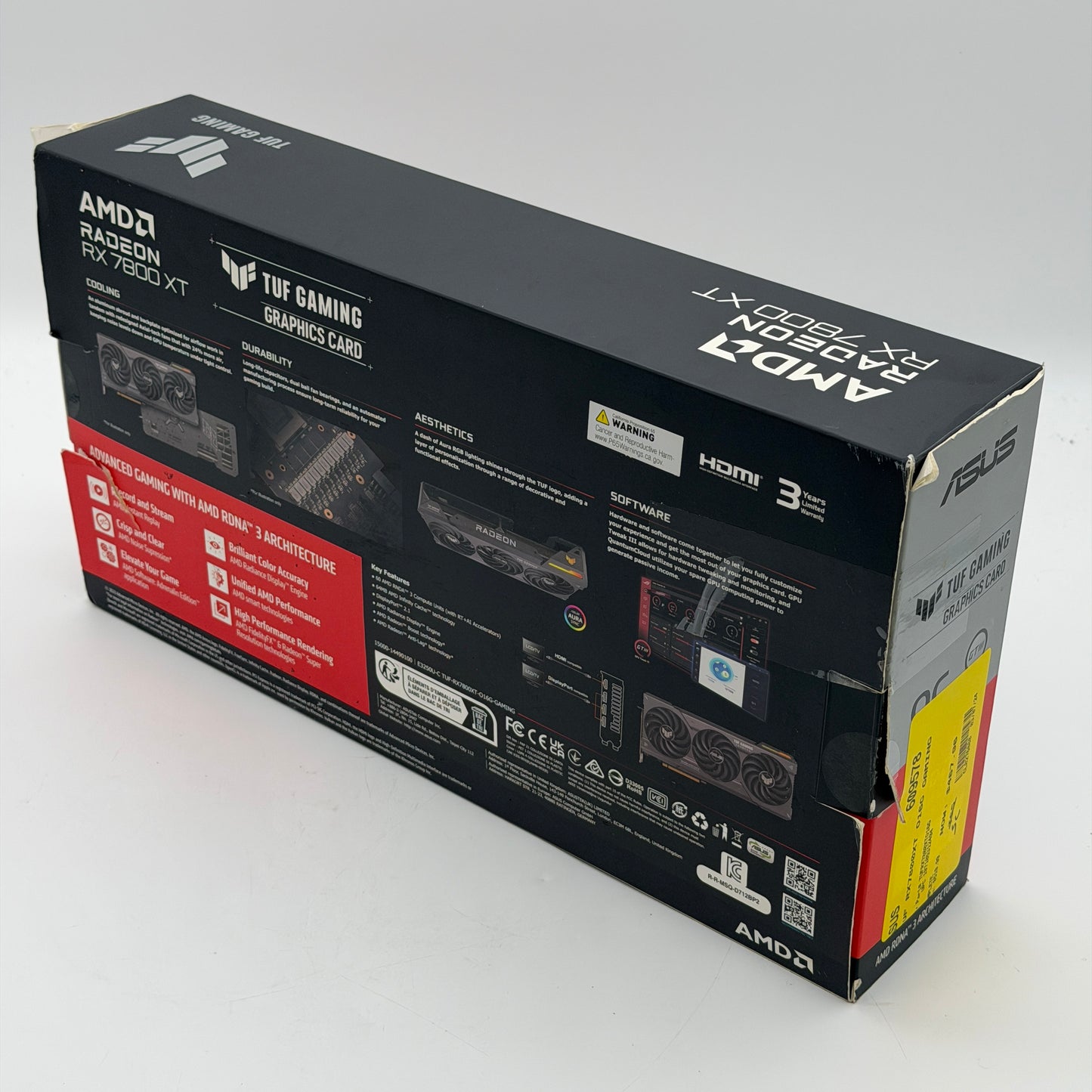 ASUS TUF GAMING Radeon RX 7800XT OC 16GB GDDR6
