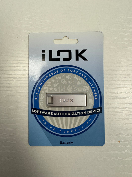 PACE iLok 3rd Generation USB-A Software Authorization Smart Key Dongle Silver