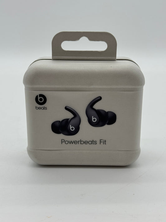 Beats Powerbeats Fit Jet Black In-Ear Headphones ME2J4LL/A - New In Box