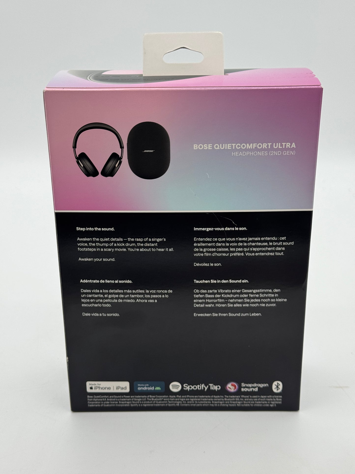 Bose QuietComfort Ultra Headphones Black New In Box