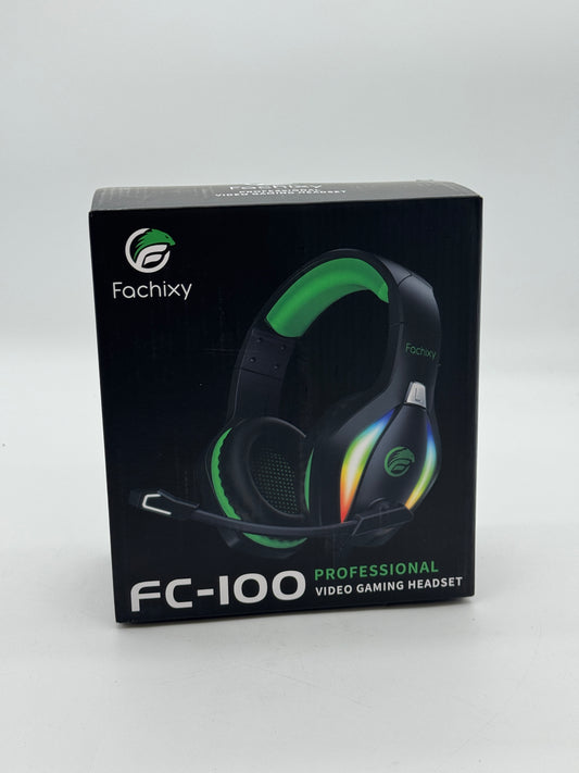 Fachixy FC-100 Professional Video Gaming Headset - Multi-Colored - New In Box