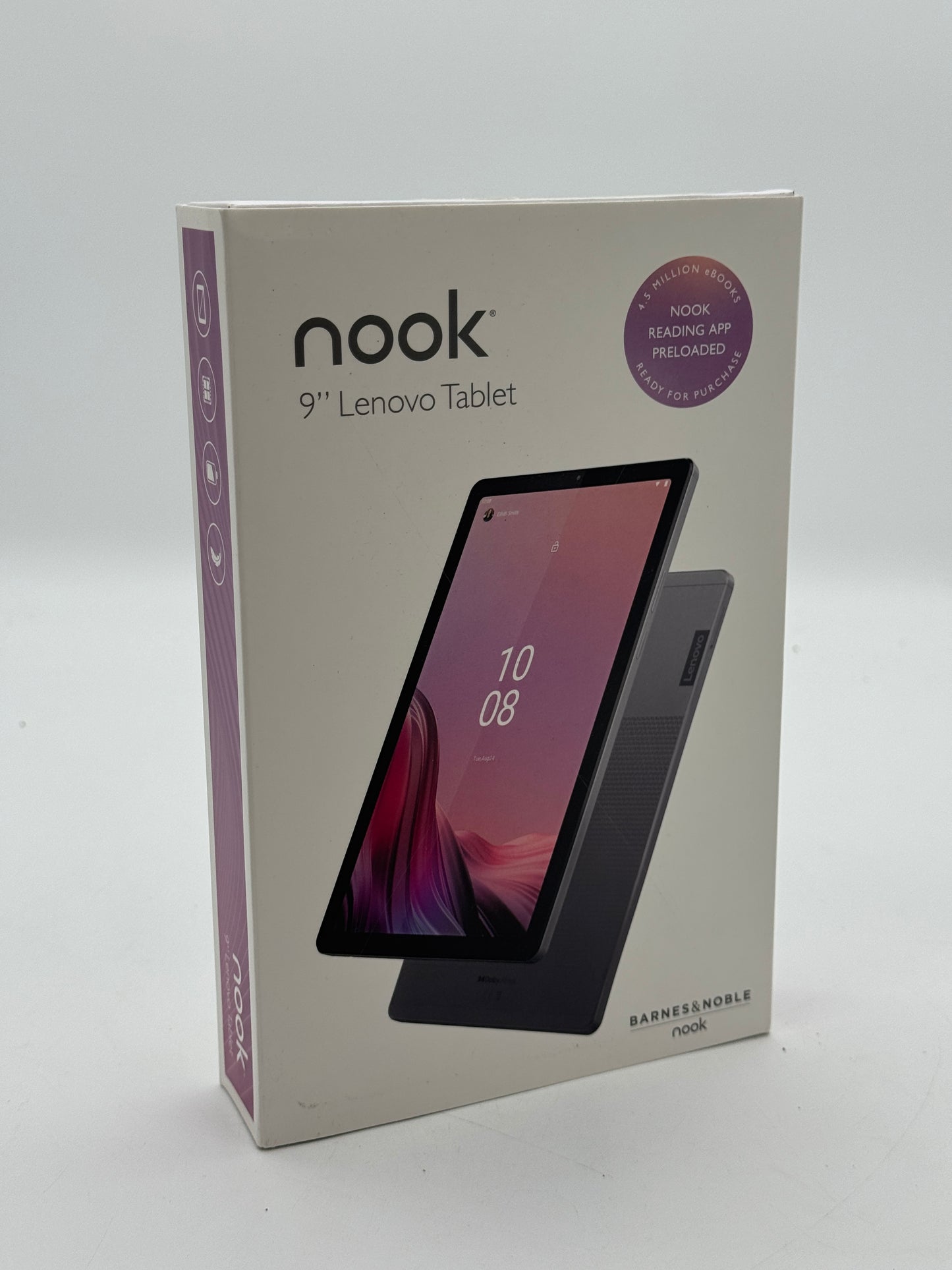 Nook 9 Inch Lenovo Tablet 64GB Unlocked Gray New Open Box