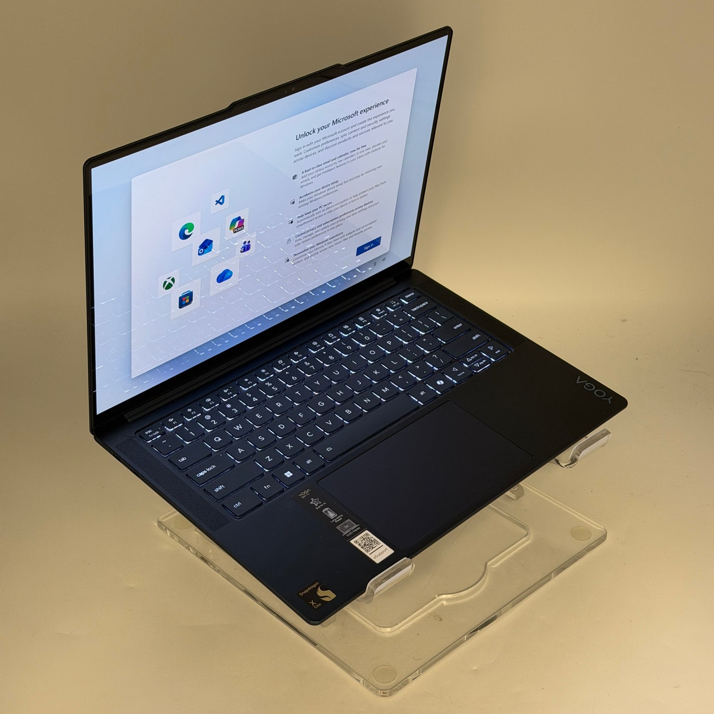 Lenovo Yoga Slim 7 Blue 3K OLED Touch | Snapdragon X Elite 16GB 512GB SSD