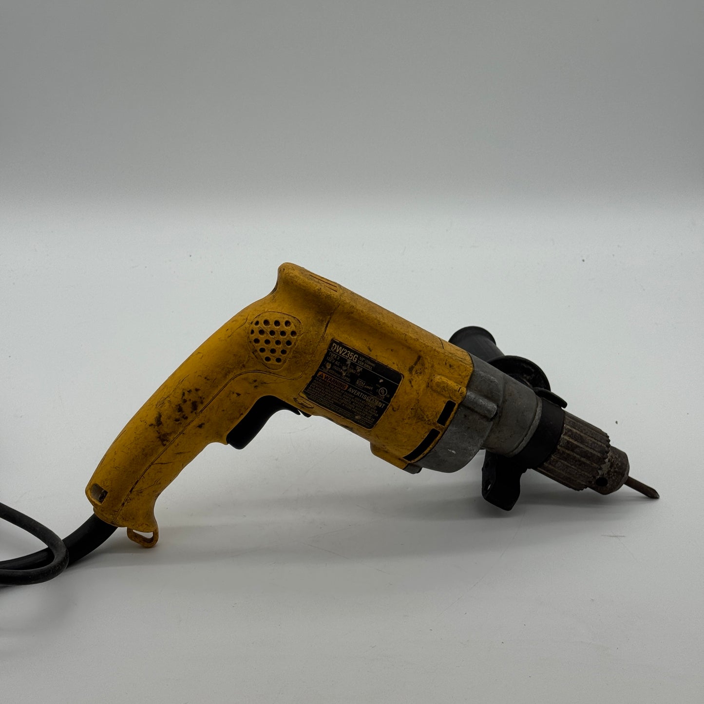 DeWalt DW235G 1/2" 7.8 Amp Variable Speed Reversing Drill - Yellow - Used