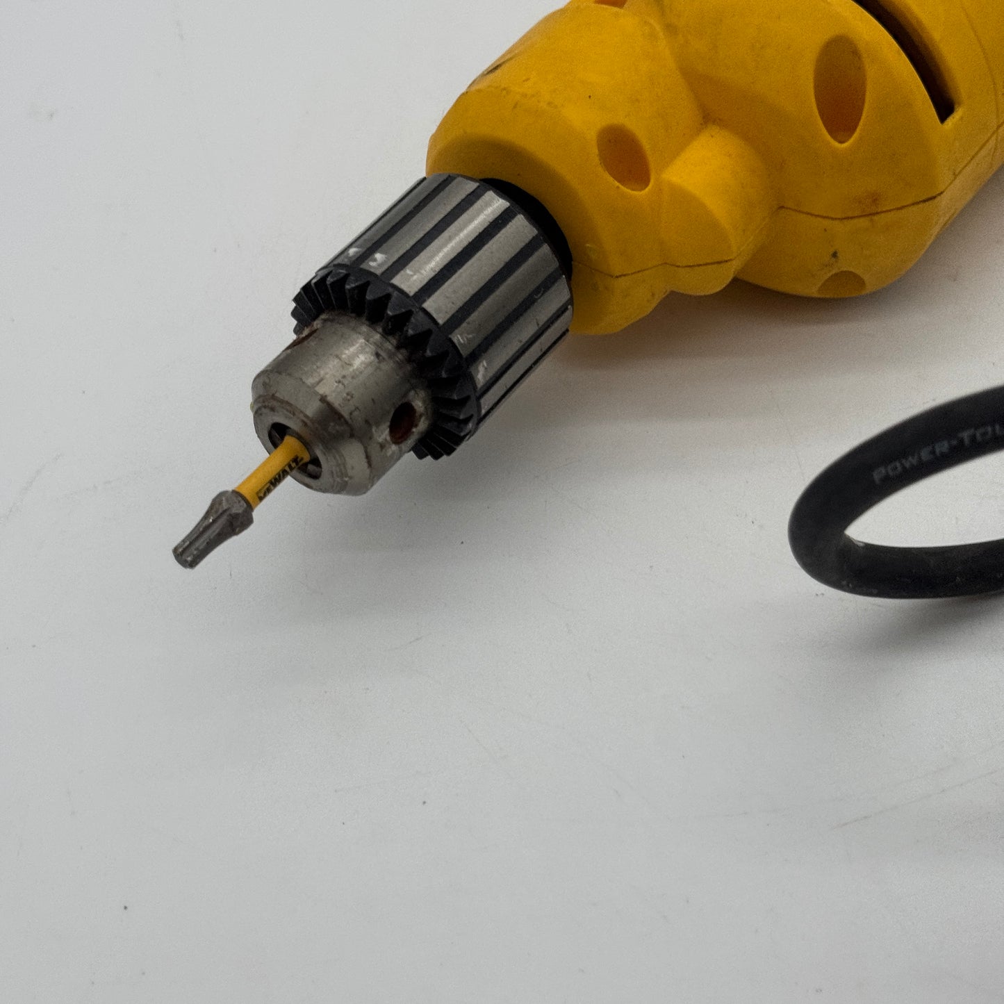 DeWalt DWE1014 3/8" Corded Rotary Drill 7A 115v - Used, Yellow