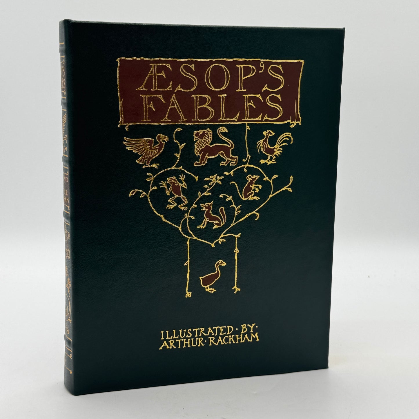 Easton Press DLE Aesop's Fables Illustrated by Rackham - Green