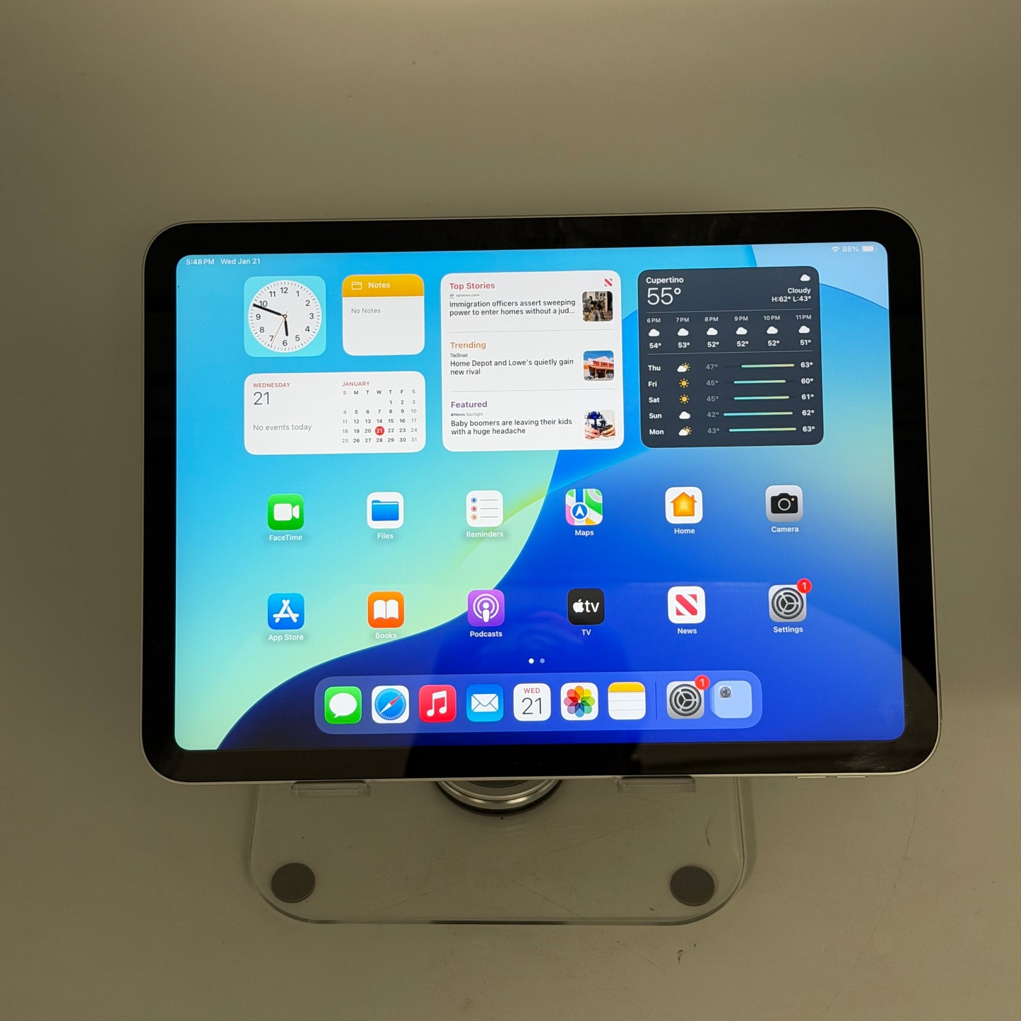 WiFi Only Apple iPad 11" (A16) 128GB Gray MD4A4LL/A Used - Great Condition 100%