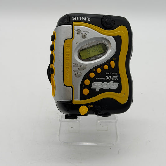 Sony Vintage Sports Walkman FM/AM Cassette Player WM-FS420 Tested
