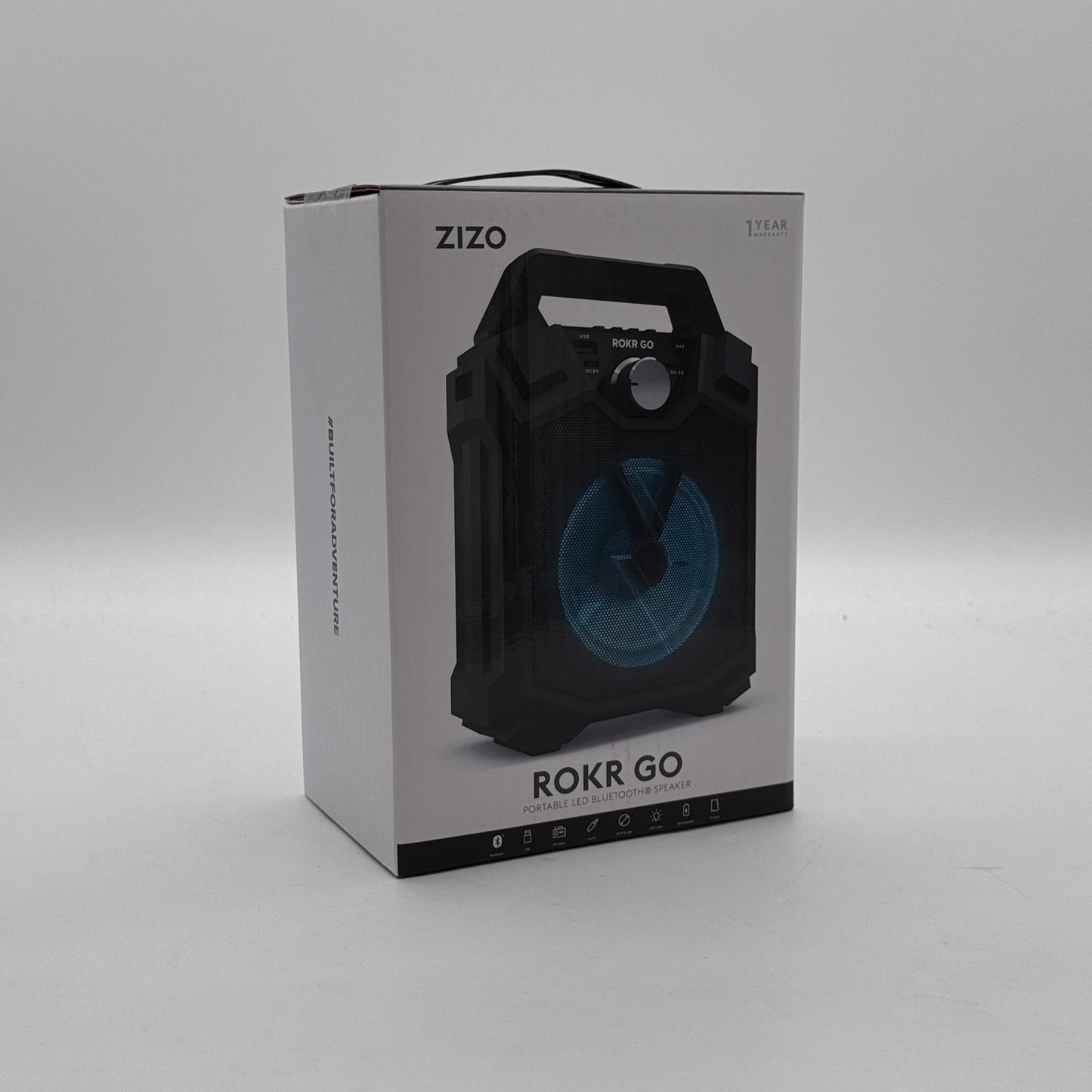 Zizo Rokr Go Portable Bluetooth Speaker - Black